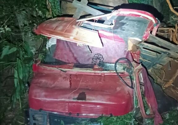 Motorista e criança morrem em grave acidente com caminhão em Arvoredo