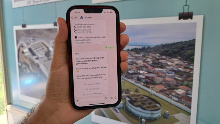 Casan disponibiliza canal de atendimento virtual pelo WhatsApp