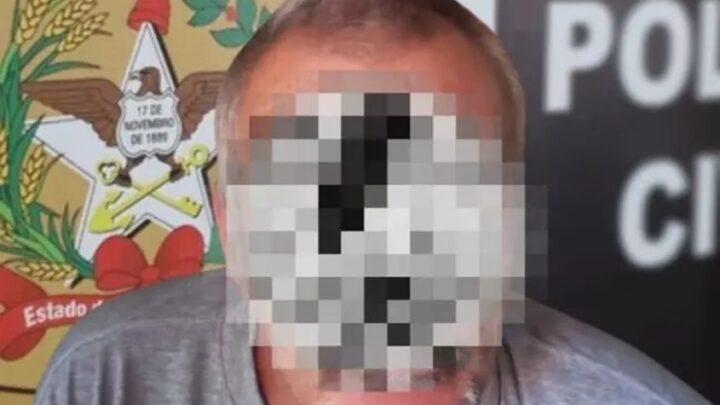 Condenado por atrair e estuprar duas meninas é preso em SC