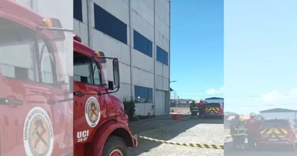 Trabalhador tem 90% do corpo queimado após explosão química em SC Trabalhador tem 90% do corpo queimado após explosão química em SC