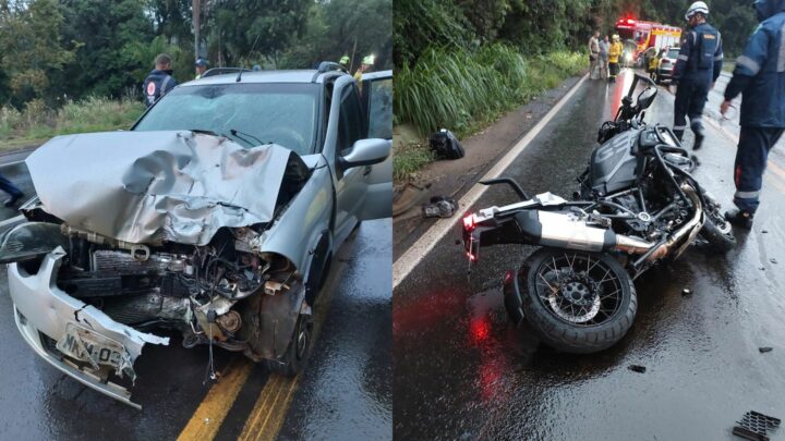Colisão trágica deixa motociclista morto na SC-157