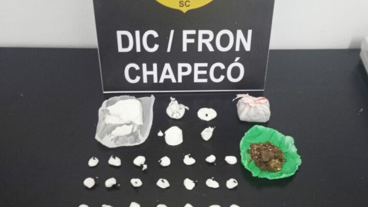 Polícia Civil prende traficante durante operação no bairro Pinheirinho em Chapecó