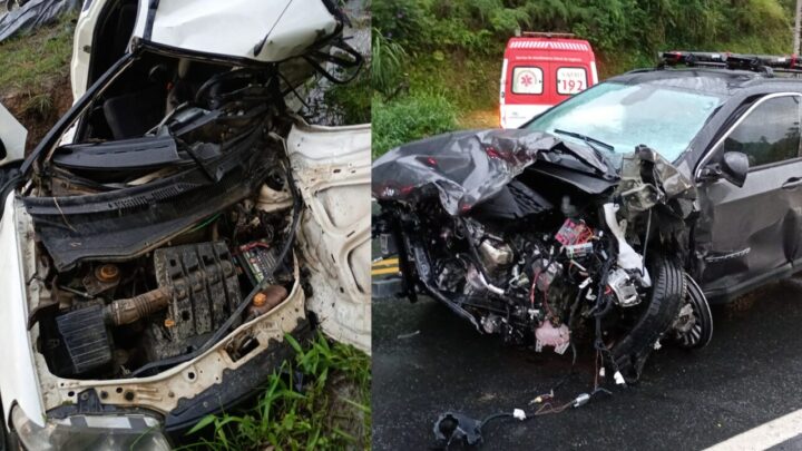 Grave acidente entre três veículos mata duas pessoas em rodovia de SC