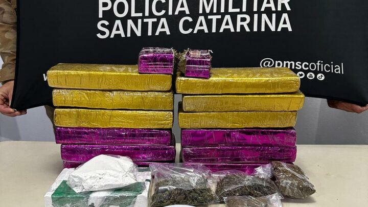 Polícia Militar apreende drogas e prende homem no bairro Efapi em Chapecó