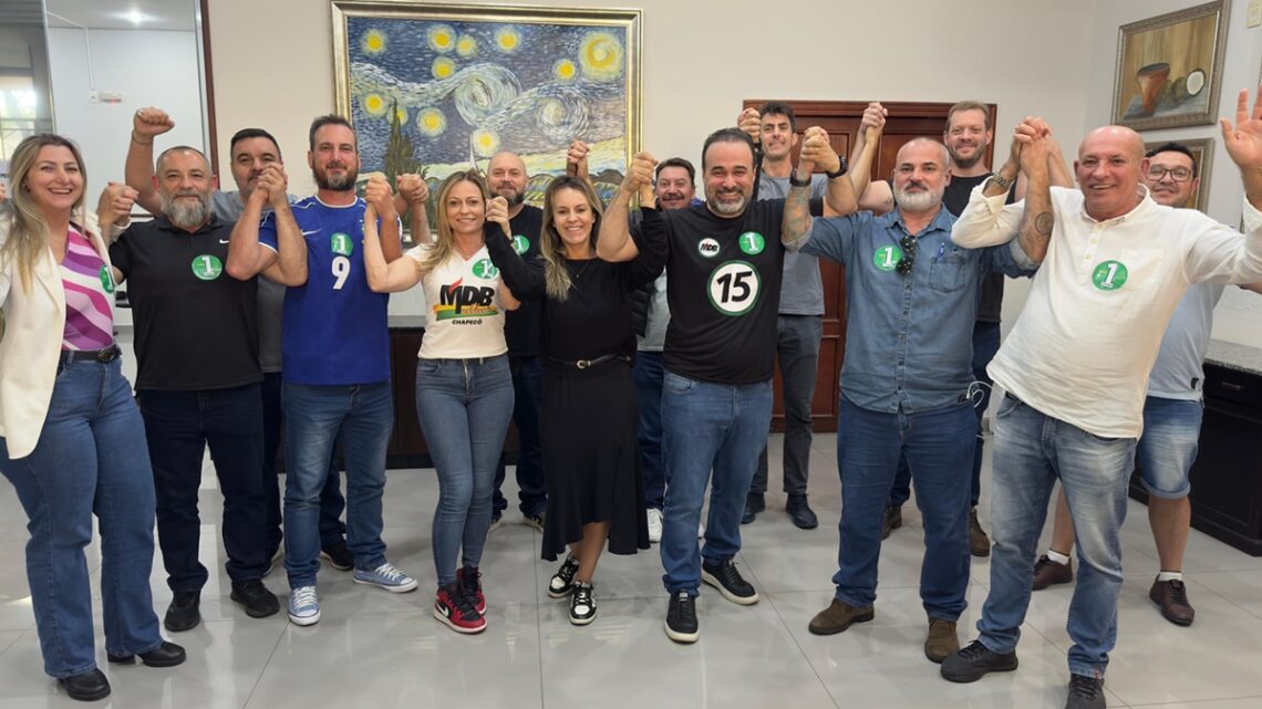 Chapa 1 faz 64,3% e ganha convenção municipal do MDB de Chapecó Chapa 1 faz 64,3% e ganha convenção municipal do MDB de Chapecó