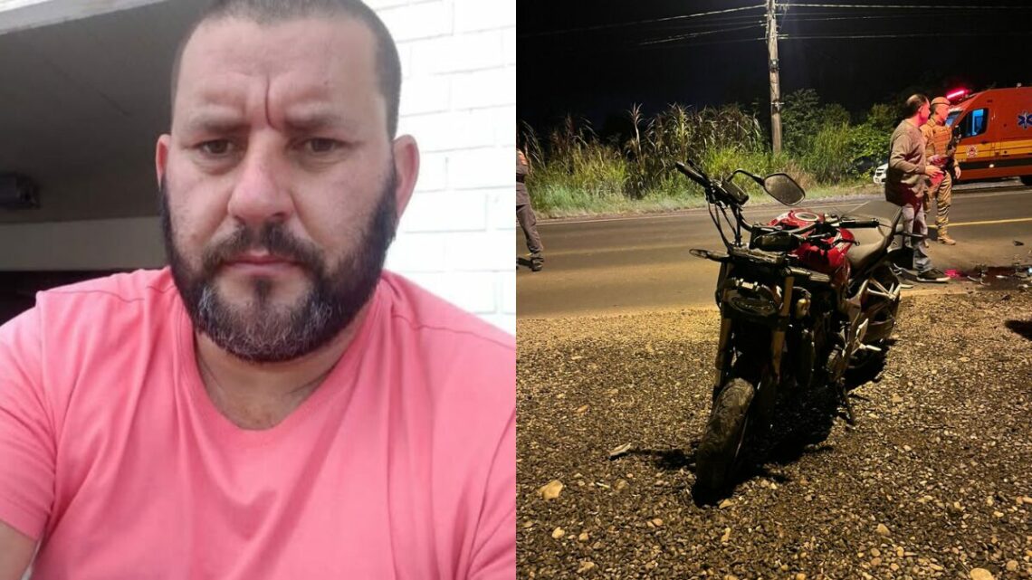 Grave colisão entre carro e moto deixa uma pessoa morta na SC-108 Grave colisão entre carro e moto deixa uma pessoa morta na SC-108