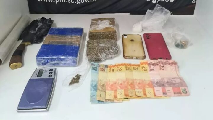 Homem é preso com drogas e por aliciar uma adolescente no Oeste de SC
