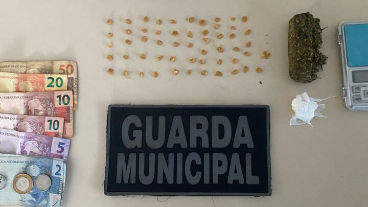 Adolescente é apreendido pela Guarda Municipal por tráfico de drogas em Chapecó