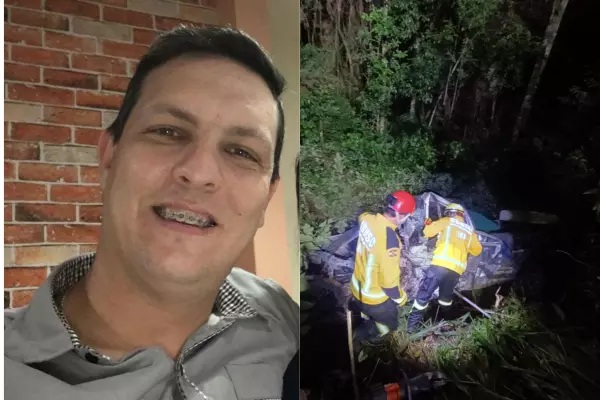 Motorista morre após grave colisão na BR-470 Motorista morre após grave colisão na BR-470
