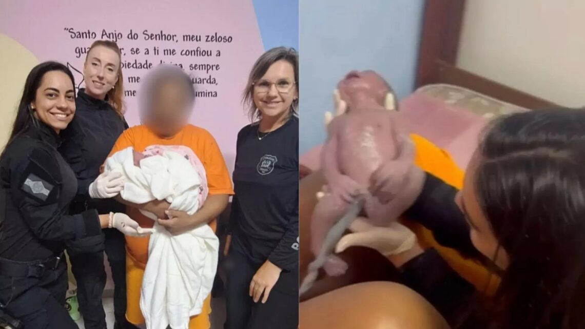 Mulher dá à luz em presídio de SC com ajuda de policiais penais Mulher dá à luz em presídio de SC com ajuda de policiais penais