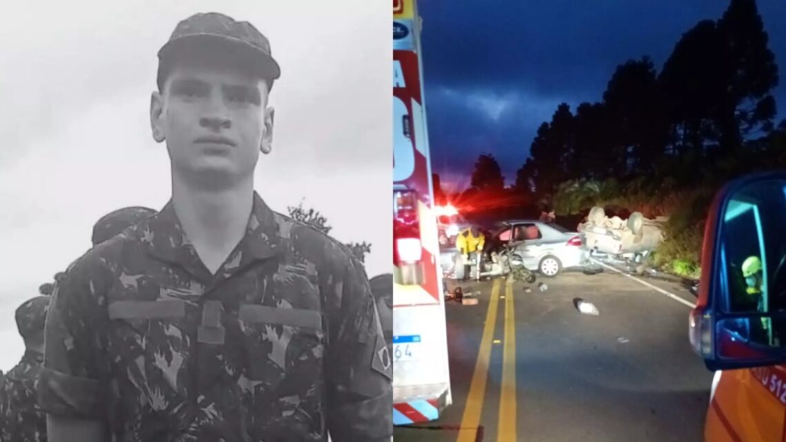Batida violenta entre carro e caminhonete mata jovem no Norte de SC Batida violenta entre carro e caminhonete mata jovem no Norte de SC