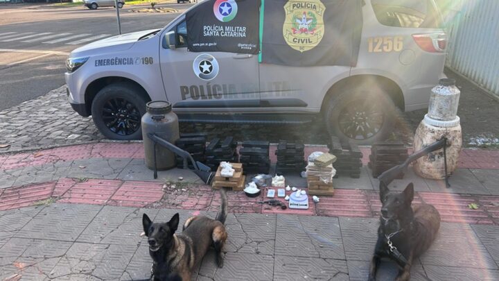 Homem é preso por tráfico de drogas em ação conjunta da PM e Polícia Civil em São Miguel do Oeste
