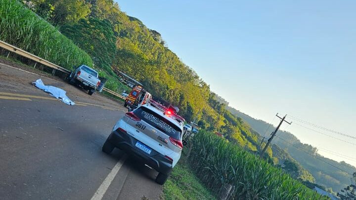 Acidente entre carro e moto deixa um morto no interior de Mondaí