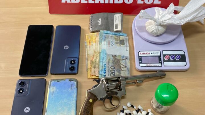 Polícia Civil prende jovem pelo crime de tráfico de drogas e posse irregular de arma de fogo em Abelardo Luz