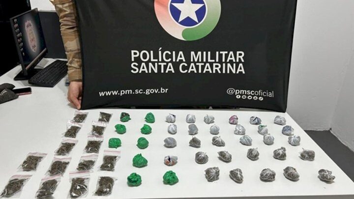 Criança é deixada sozinha em casa e PM encontra droga no imóvel em Chapecó