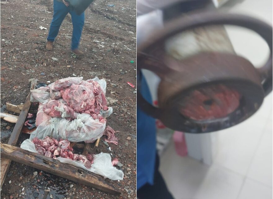 Vigilância Sanitária recolhe mais de 130 kg de carne estragada em supermercado de Vargeão Vigilância Sanitária recolhe mais de 130 kg de carne estragada em supermercado de Vargeão