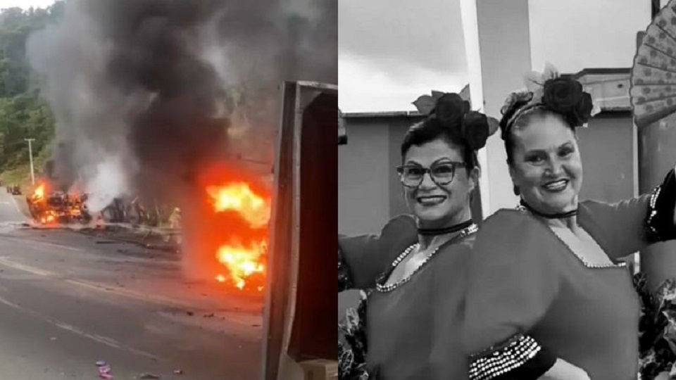 Acidente entre carreta, micro-ônibus e carro deixa mortos e feridos na BR-280 no Norte de SC Acidente entre carreta, micro-ônibus e carro deixa mortos e feridos na BR-280 no Norte de SC