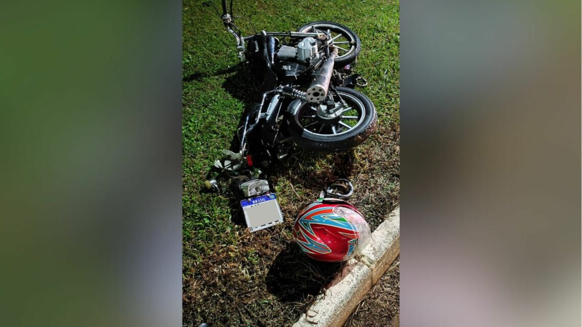 Motociclista fica gravemente ferido após colisão em Chapecó Motociclista fica gravemente ferido após colisão em Chapecó