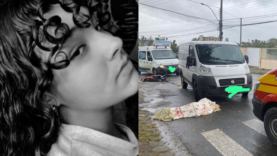 Adolescente morre atropelada após cair de bicicleta elétrica em SC Adolescente morre atropelada após cair de bicicleta elétrica em SC