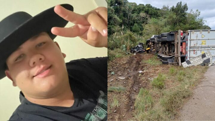 Colisão frontal na BR-470 em Curitibanos deixa uma vítima fatal