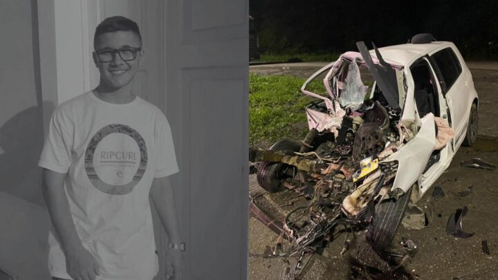 Acidente grave mata jovem e deixa carro irreconhecível na BR-280