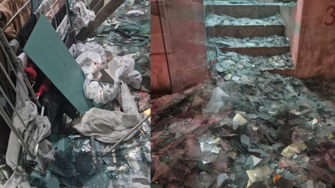 Jovem é resgatado após ser esmagado por placas de vidro de 500 kg em SC Jovem é resgatado após ser esmagado por placas de vidro de 500 kg em SC