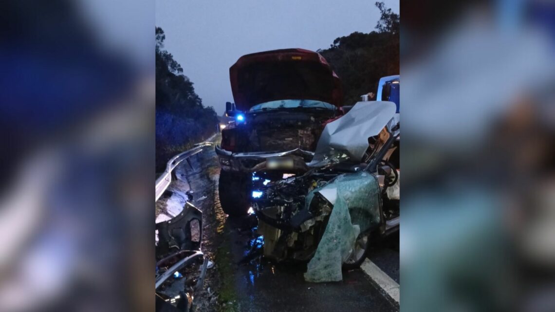 Acidente mata motorista e deixa duas crianças feridas na BR-282 em SC Acidente mata motorista e deixa duas crianças feridas na BR-282 em SC