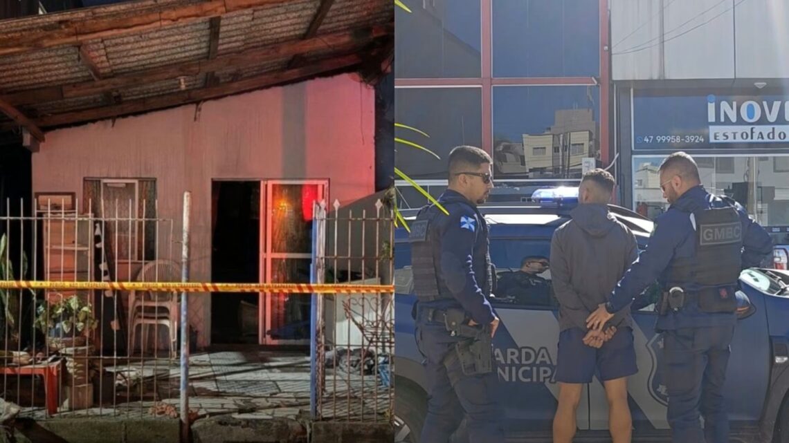 Homem incendeia e explode casa no Litoral de SC Homem incendeia e explode casa no Litoral de SC