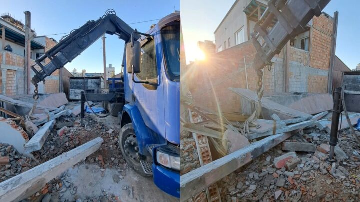 Trabalhador morre após ser atingido por placa de concreto durante obra em Itapema