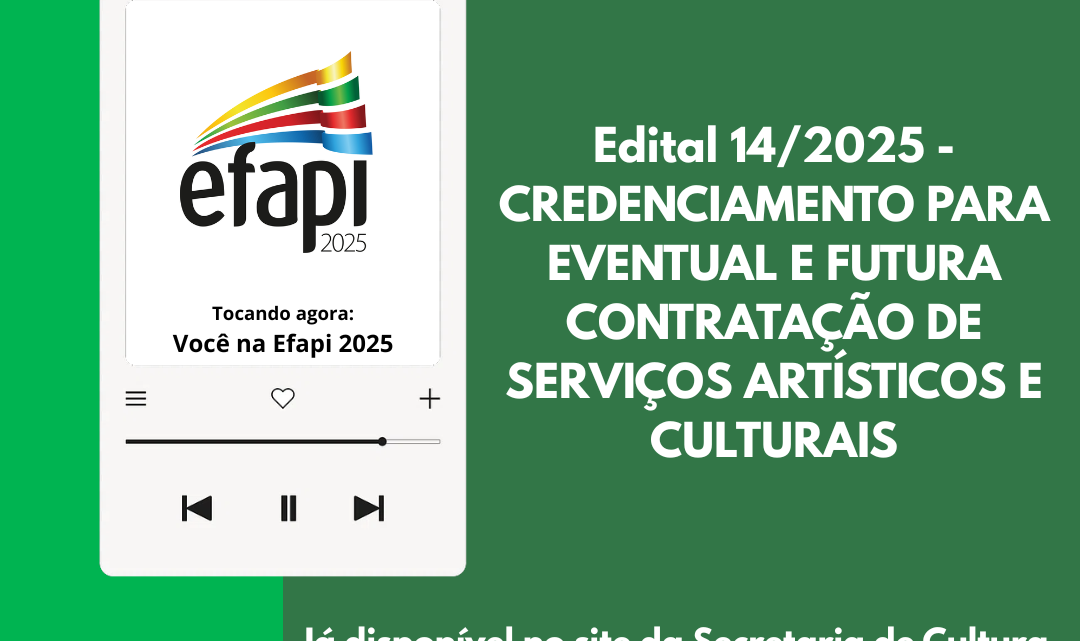 Músicos chapecoenses já podem se inscrever para tocar na Efapi 2025 Músicos chapecoenses já podem se inscrever para tocar na Efapi 2025
