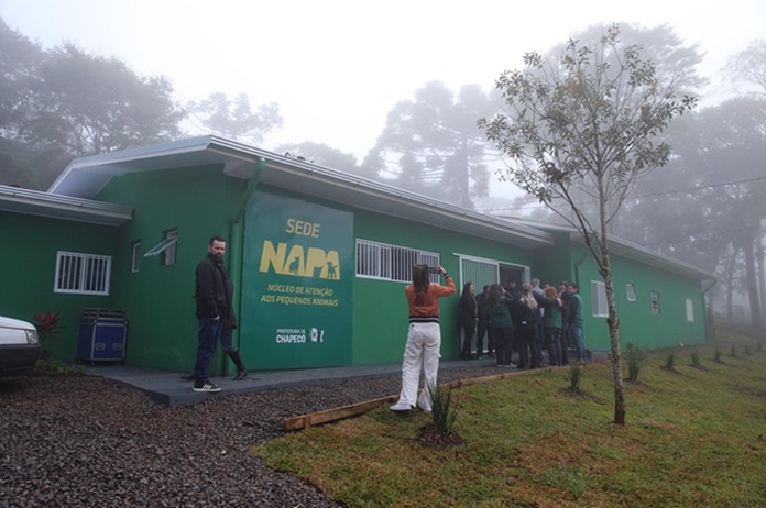 Prefeitura de Chapecó inaugura sede do NAPA Prefeitura de Chapecó inaugura sede do NAPA