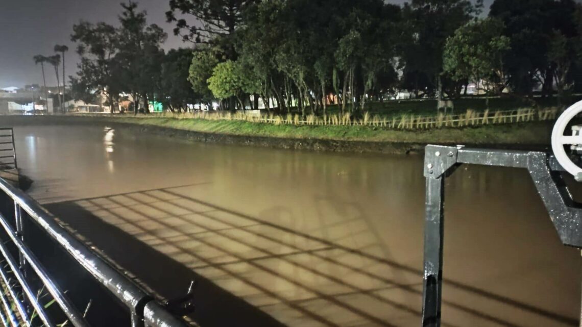 Município do Oeste de SC registra mais de 160 mm de chuva em 24 horas Município do Oeste de SC registra mais de 160 mm de chuva em 24 horas