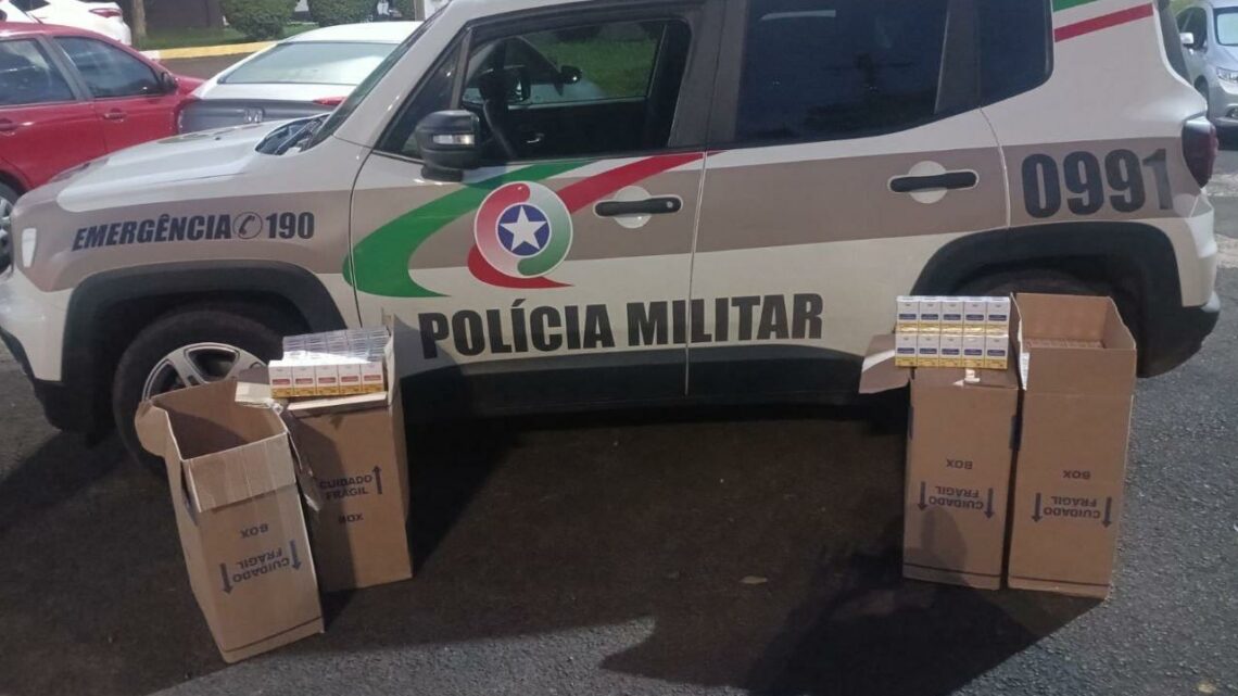 Homem é flagrado transportando carga de cigarros contrabandeados em Nova Itaberaba Homem é flagrado transportando carga de cigarros contrabandeados em Nova Itaberaba