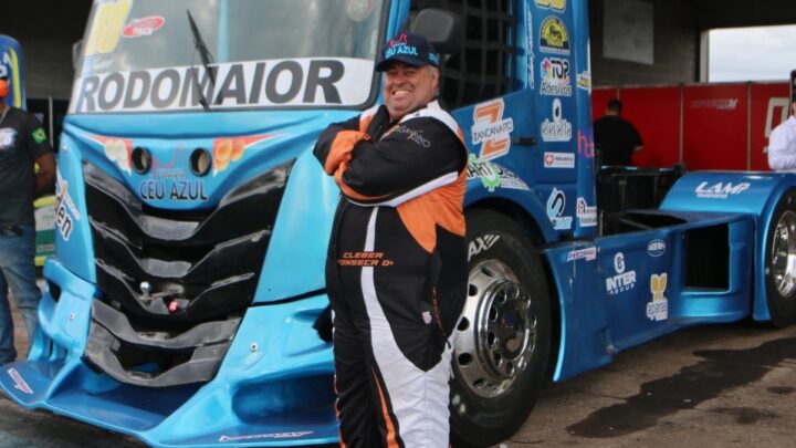 Piloto da Fórmula Truck visita obras do autódromo de Chapecó