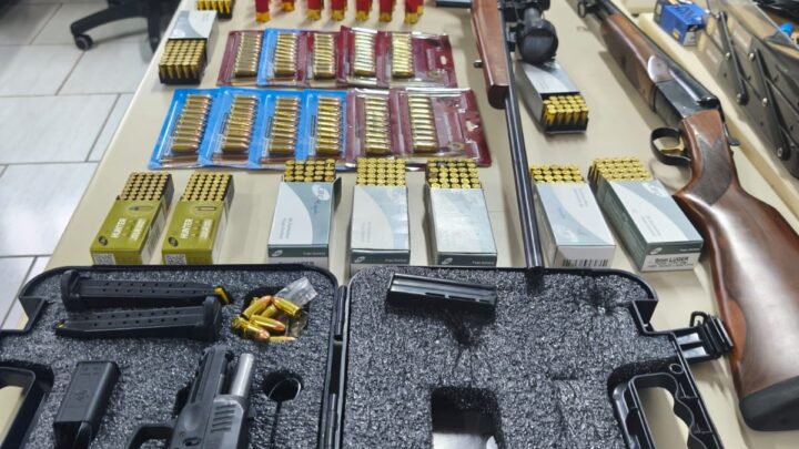 Homem é preso por porte ilegal de arma de fogo em SLO