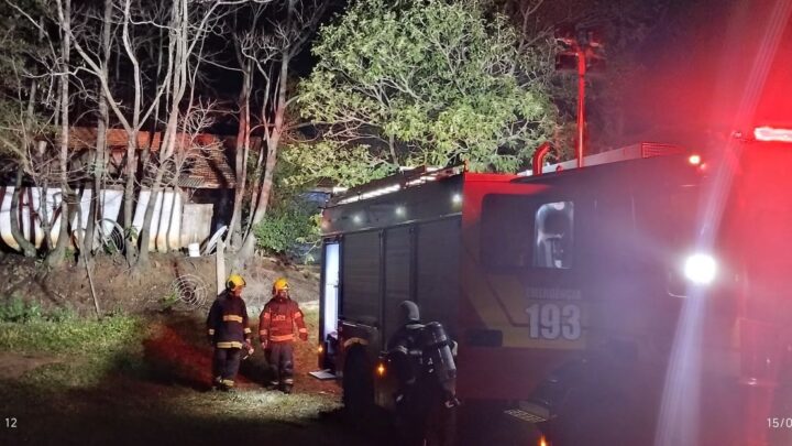 Incêndio em aviário é registrado durante a madrugada em Xanxerê