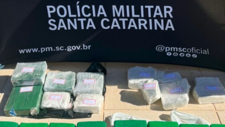 Operação da Polícia Militar em Lages apreende mais de 15 kg de drogas