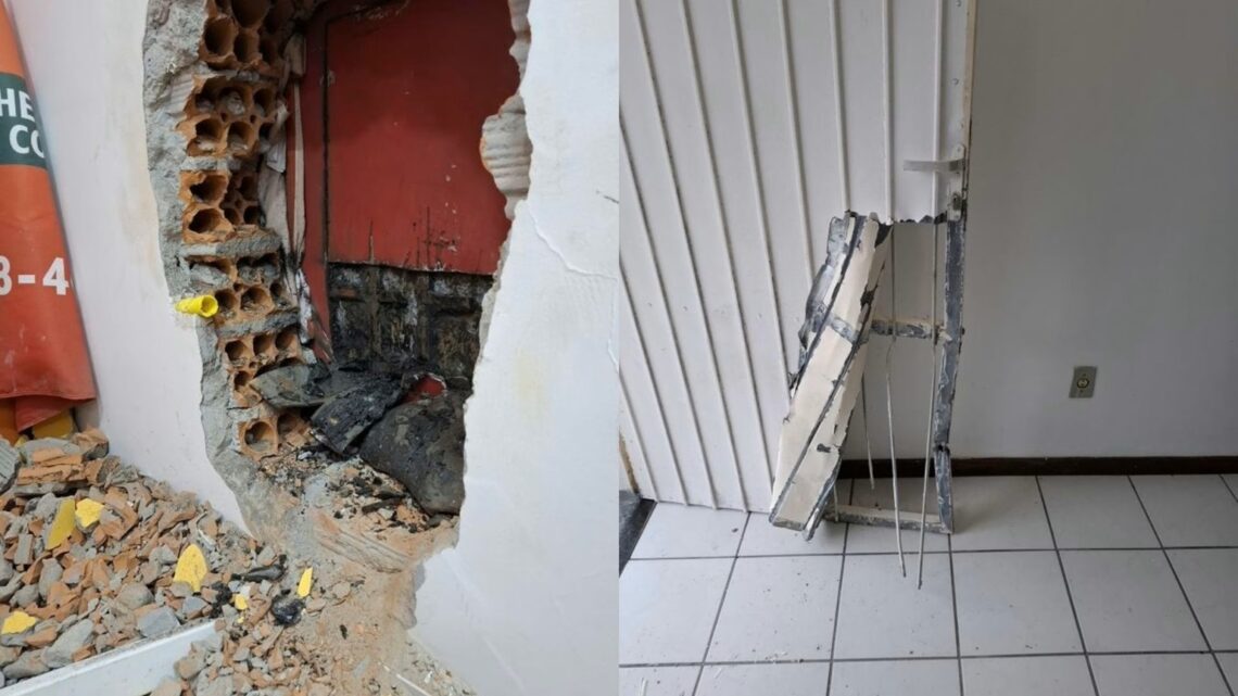 Criminosos invadem agência de crédito e fogem com sanduicheira e produtos de limpeza em SC