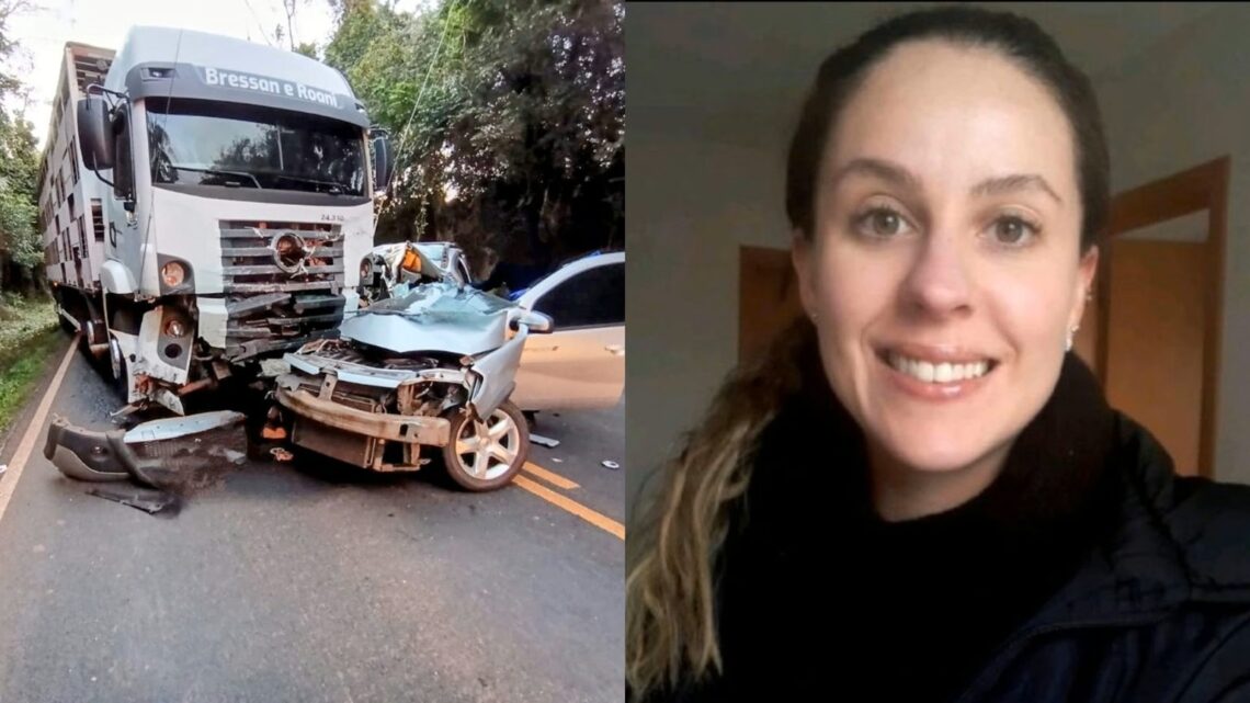 Saiba quem era a professora que morreu em colisão na SC-283 em Guatambu Saiba quem era a professora que morreu em colisão na SC-283 em Guatambu