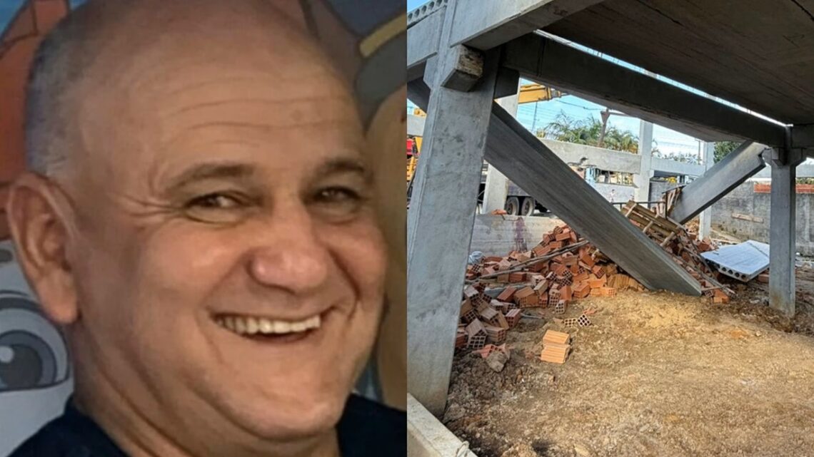 Trabalhador morre soterrado após desabamento de laje em SC; vítima é identificada Trabalhador morre soterrado após desabamento de laje em SC; vítima é identificada
