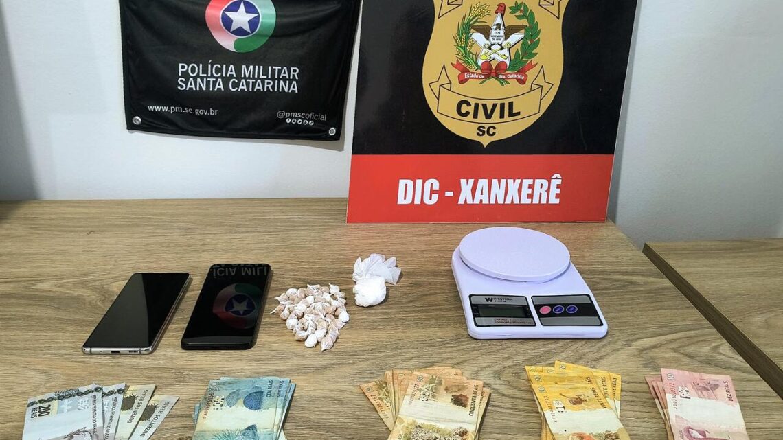 Forças de Segurança de Xanxerê prendem 5 pessoas por tráfico de drogas e apreendem grande quantidade de entorpecentes