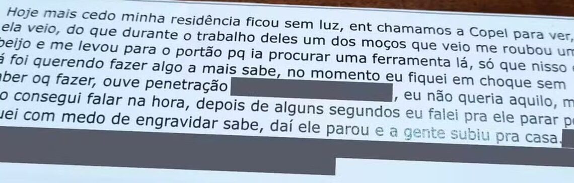 Mulher fica sem luz, aciona empresa de energia e é estuprada por funcionário terceirizado Mulher fica sem luz, aciona empresa de energia e é estuprada por funcionário terceirizado