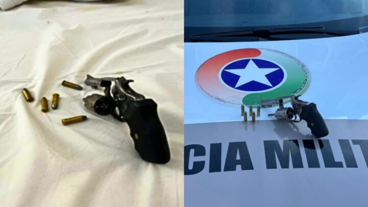 Homem ameaça mulher com arma dentro de motel e acaba preso em SC
