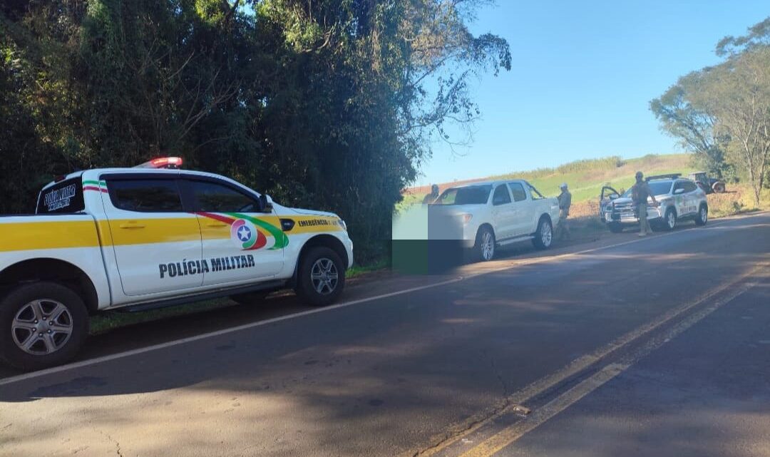 Durante negociação de veículo, homem foge com caminhonete e acaba preso no Oeste Durante negociação de veículo, homem foge com caminhonete e acaba preso no Oeste