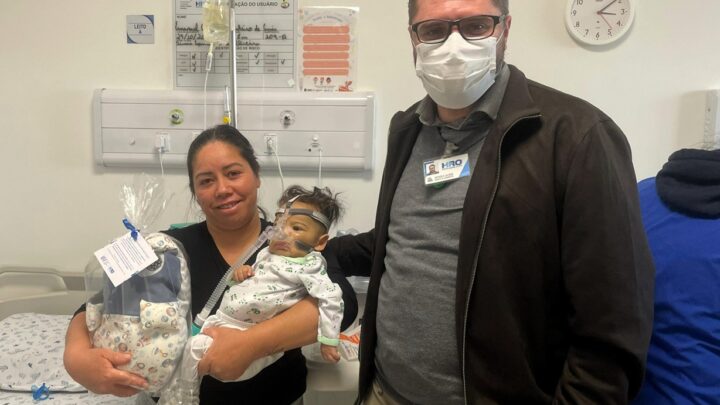 Bebê de 8 meses é o primeiro paciente com AME a receber medicação para doença no hospital de Chapecó