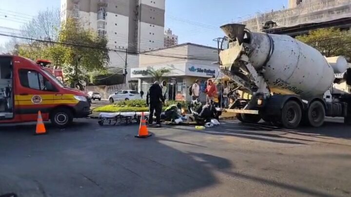 Idosa que teve perna amputada após atropelamento morre no hospital em Chapecó
