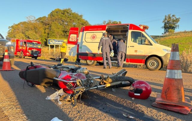 Mulher morre após colisão entre motos na BR-282 em SC