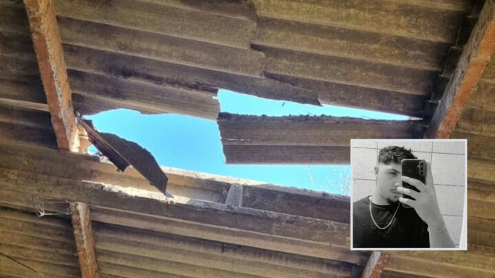Identificado jovem que morreu em queda de telhado em Descanso no Oeste de SC