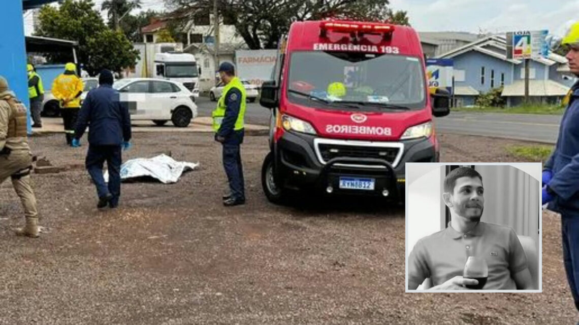 Identificado homem que morreu atropelado por caminhão em SC Identificado homem que morreu atropelado por caminhão em SC