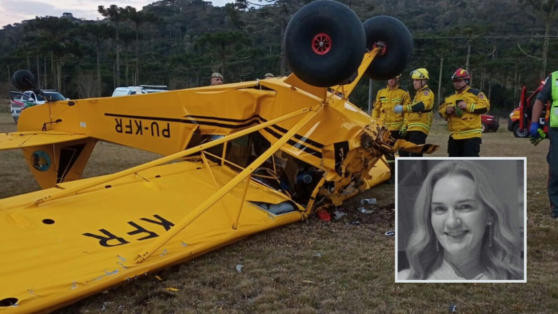 Morre segunda vítima da queda de avião na Serra de SC